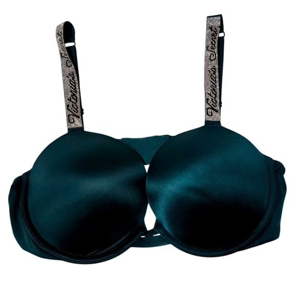 Victoria secret Very Sexy Push Up Emerald Green Shine Strap 36C